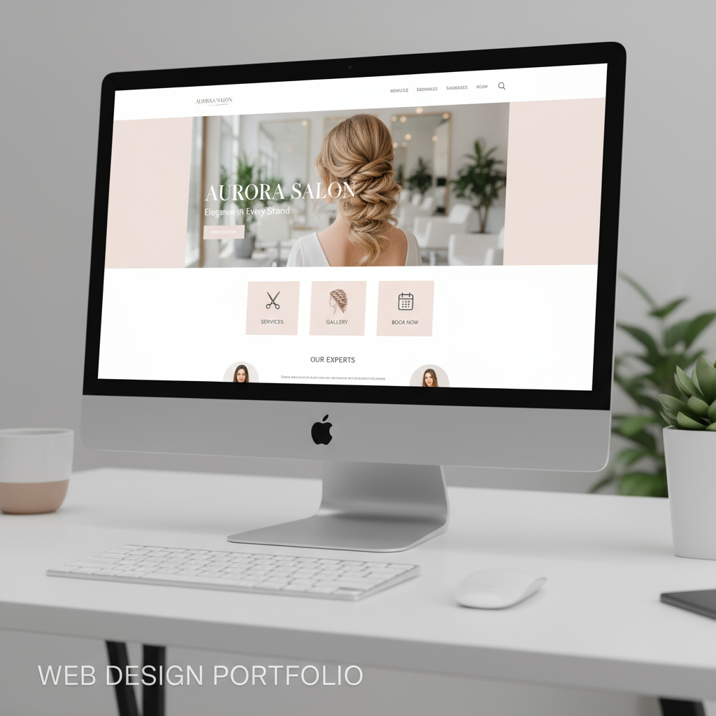 Elegant Hair Studio Website