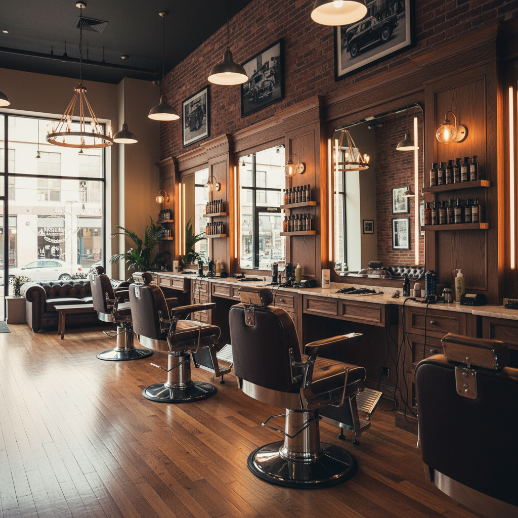 Classic Barbershop Interior