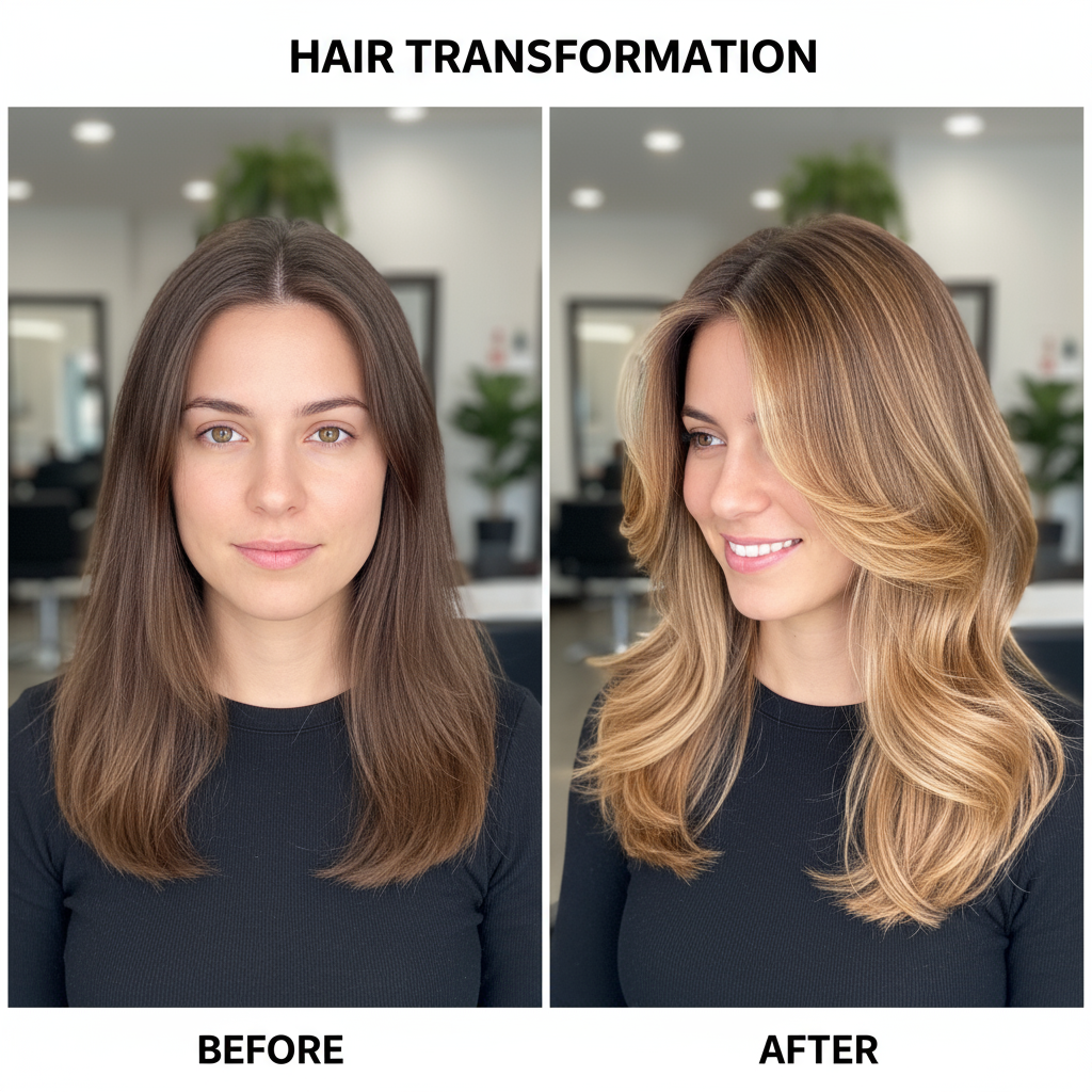 Hair Transformation - Before and After