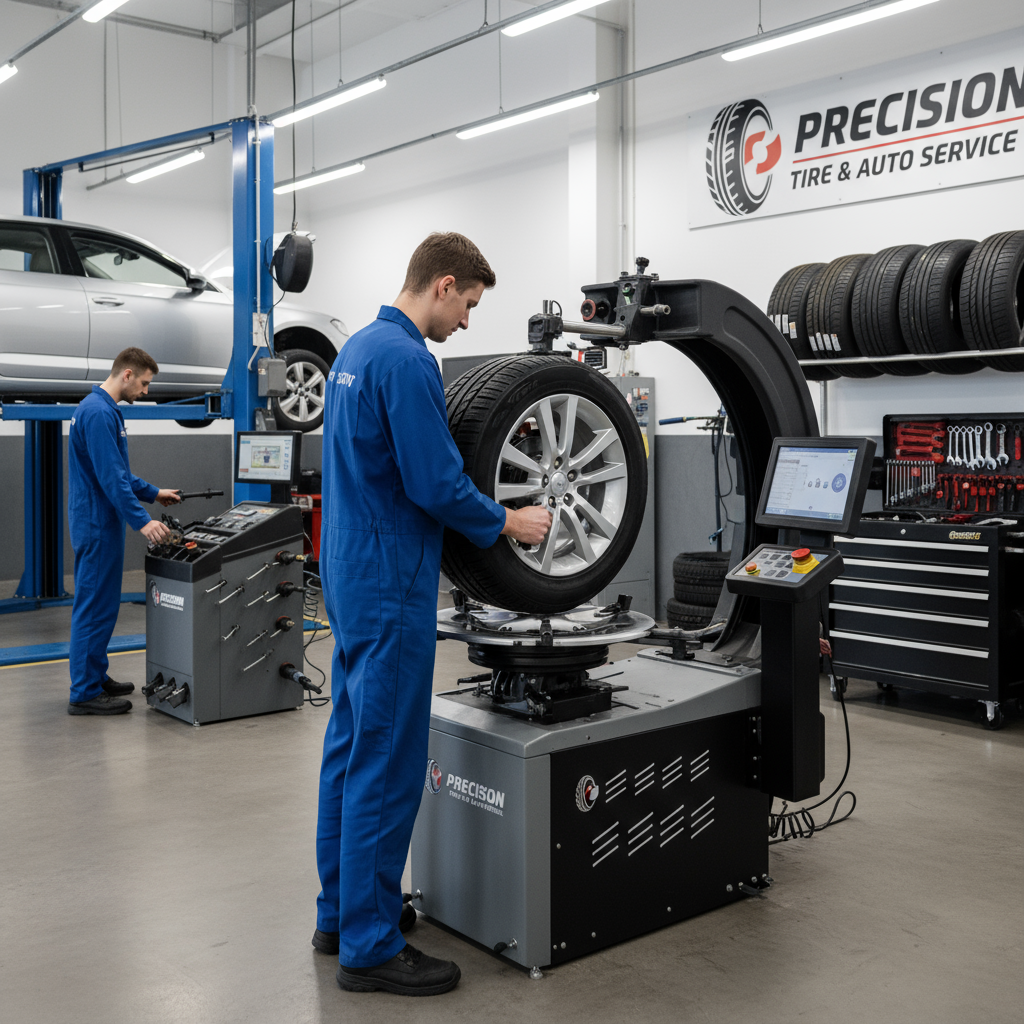 Tire service and balance